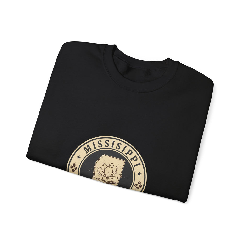 Mississippi Magnolia Seal Sweatshirt | State Floral Emblem Crewneck
