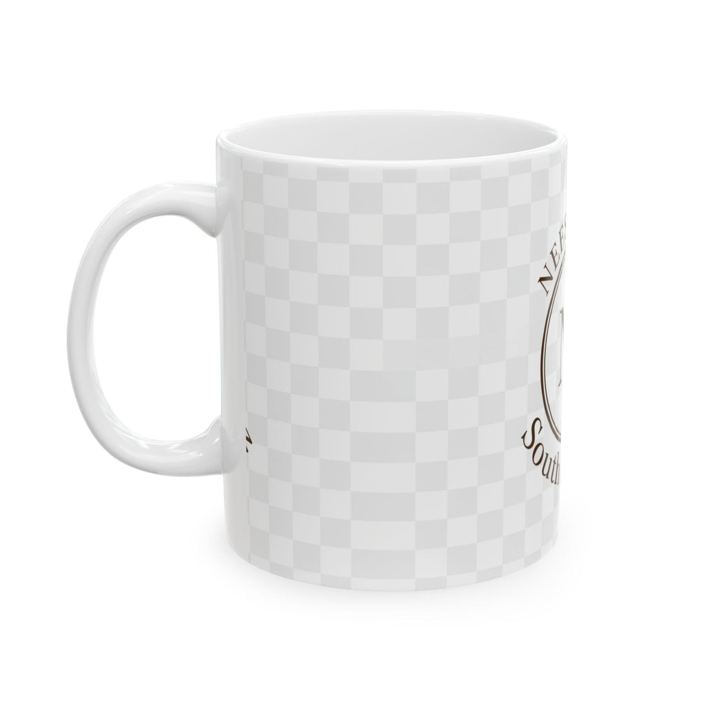 Ceramic Mug — Neesha B's Southern Brew Logo Coffee Cup (11oz & 15oz)
