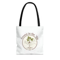 Tote — "Grown in the 'Sip" Plant Lover Canvas Tote