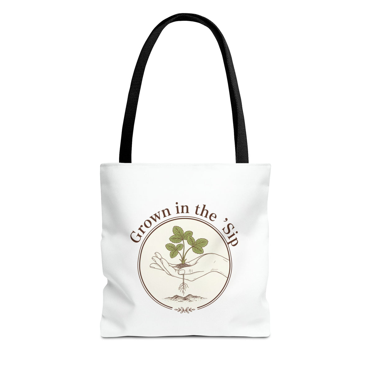 Tote — "Grown in the 'Sip" Plant Lover Canvas Tote