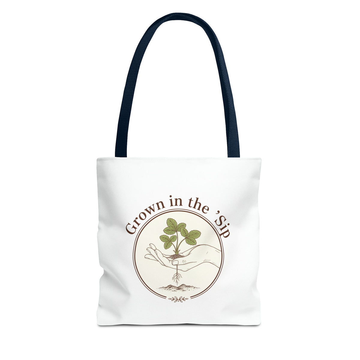 Tote — "Grown in the 'Sip" Plant Lover Canvas Tote