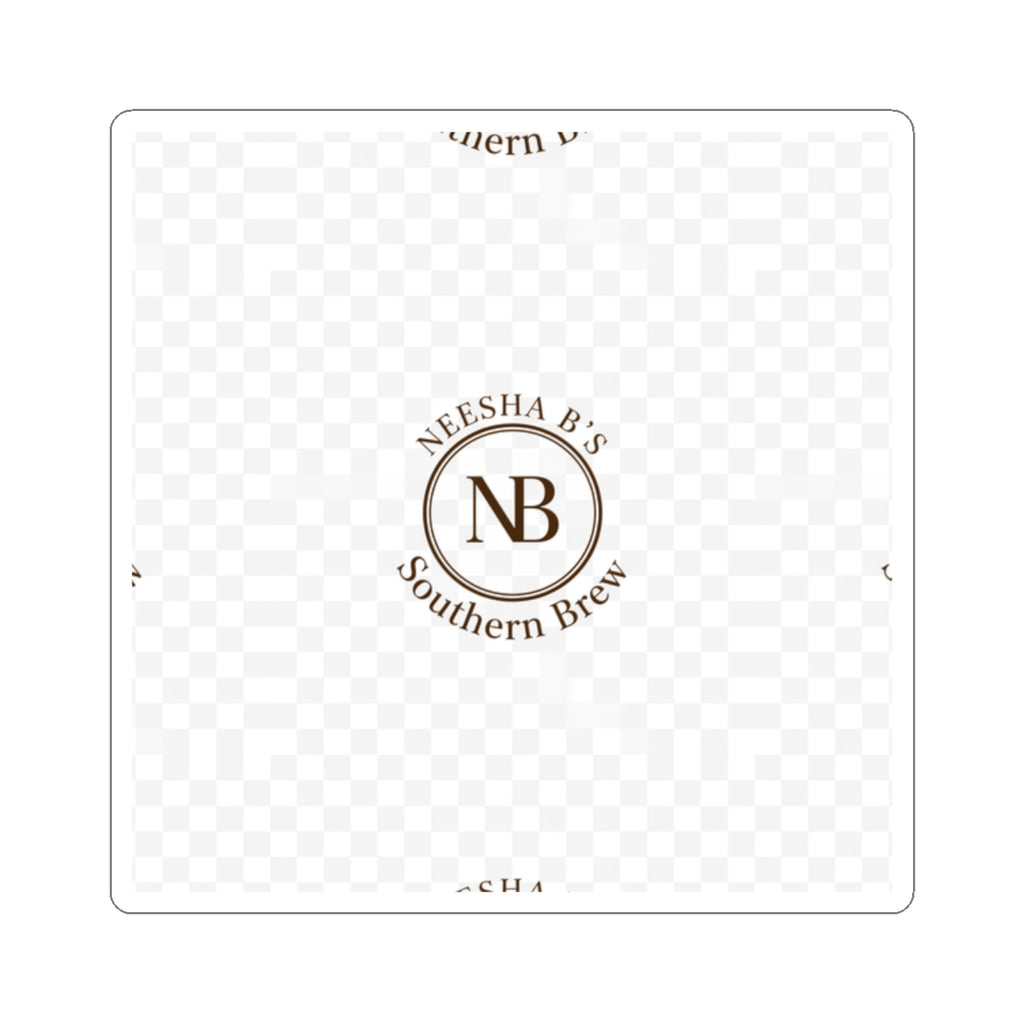 Kiss-Cut Sticker — Neesha B’s Southern Brew Logo Sticker (Branding Decal)