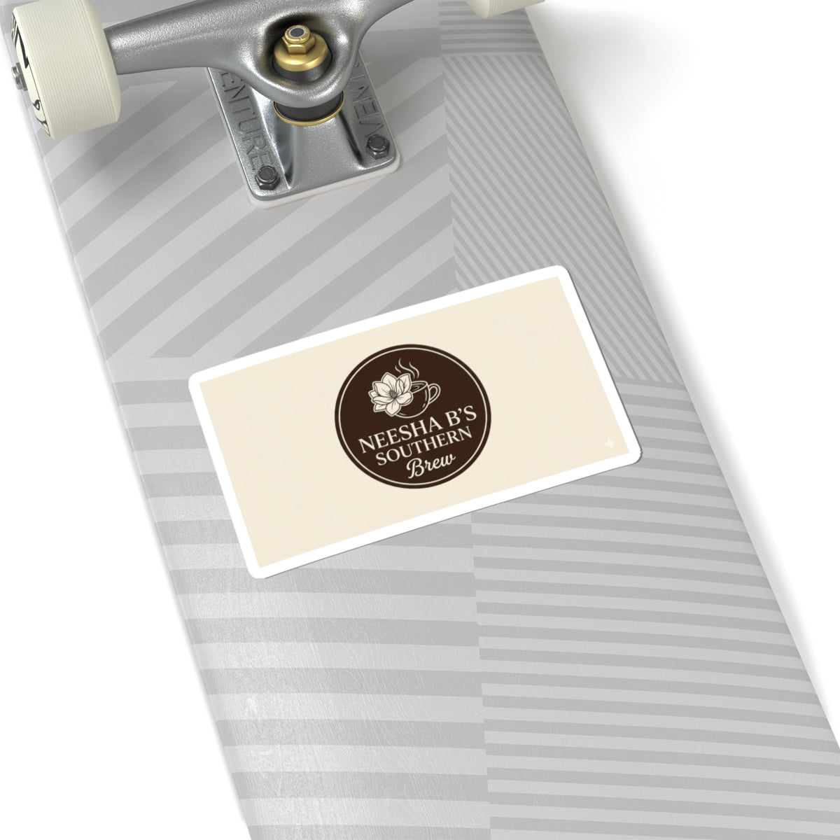 Kiss-Cut Sticker — "Neesha B's Southern Brew" Coffee Logo Sticker