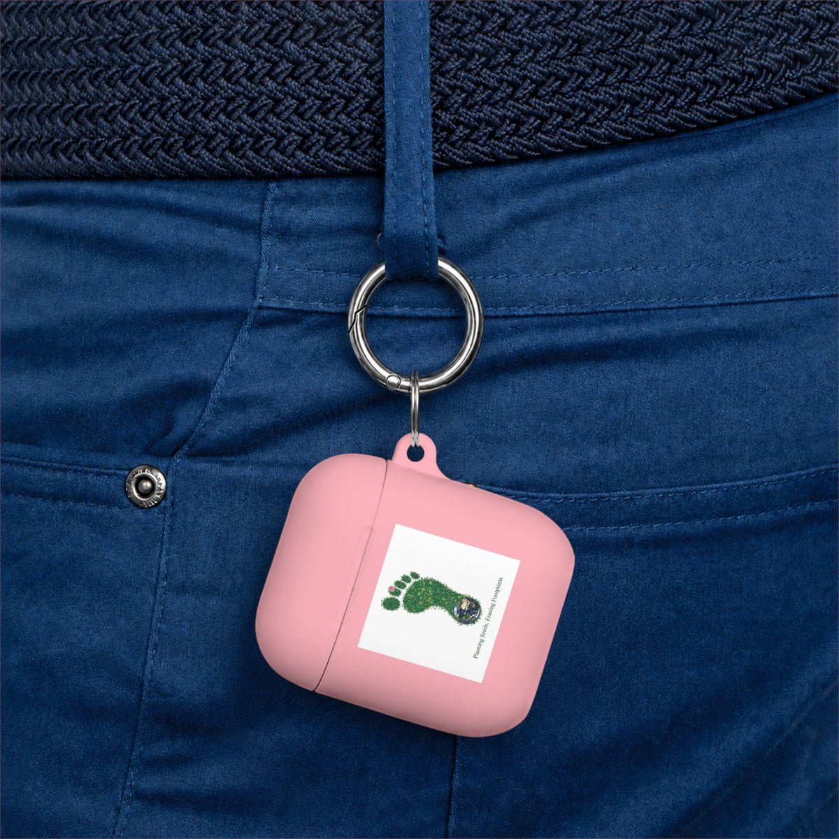 AirPods Case — Green Footprint Design with 'Saving Nature' Eco Vibe