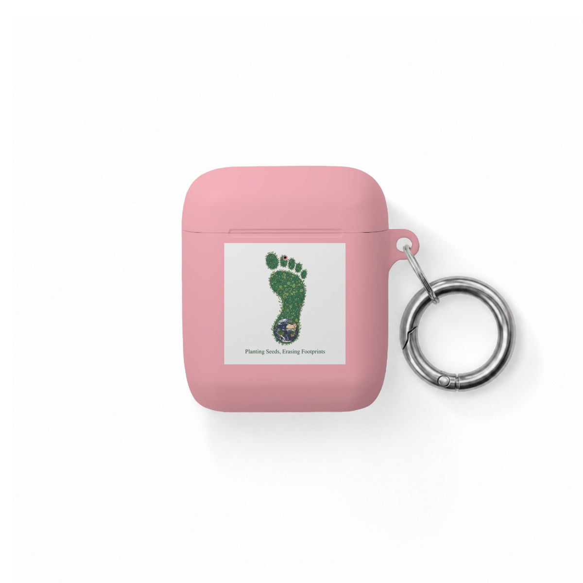 AirPods Case — Green Footprint Design with 'Saving Nature' Eco Vibe