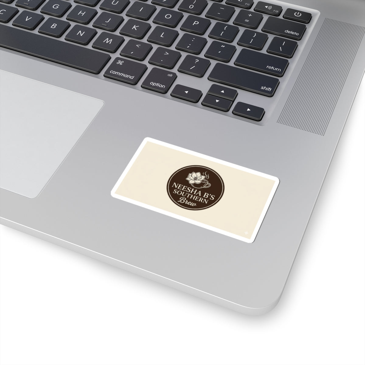 Kiss-Cut Sticker — "Neesha B's Southern Brew" Coffee Logo Sticker