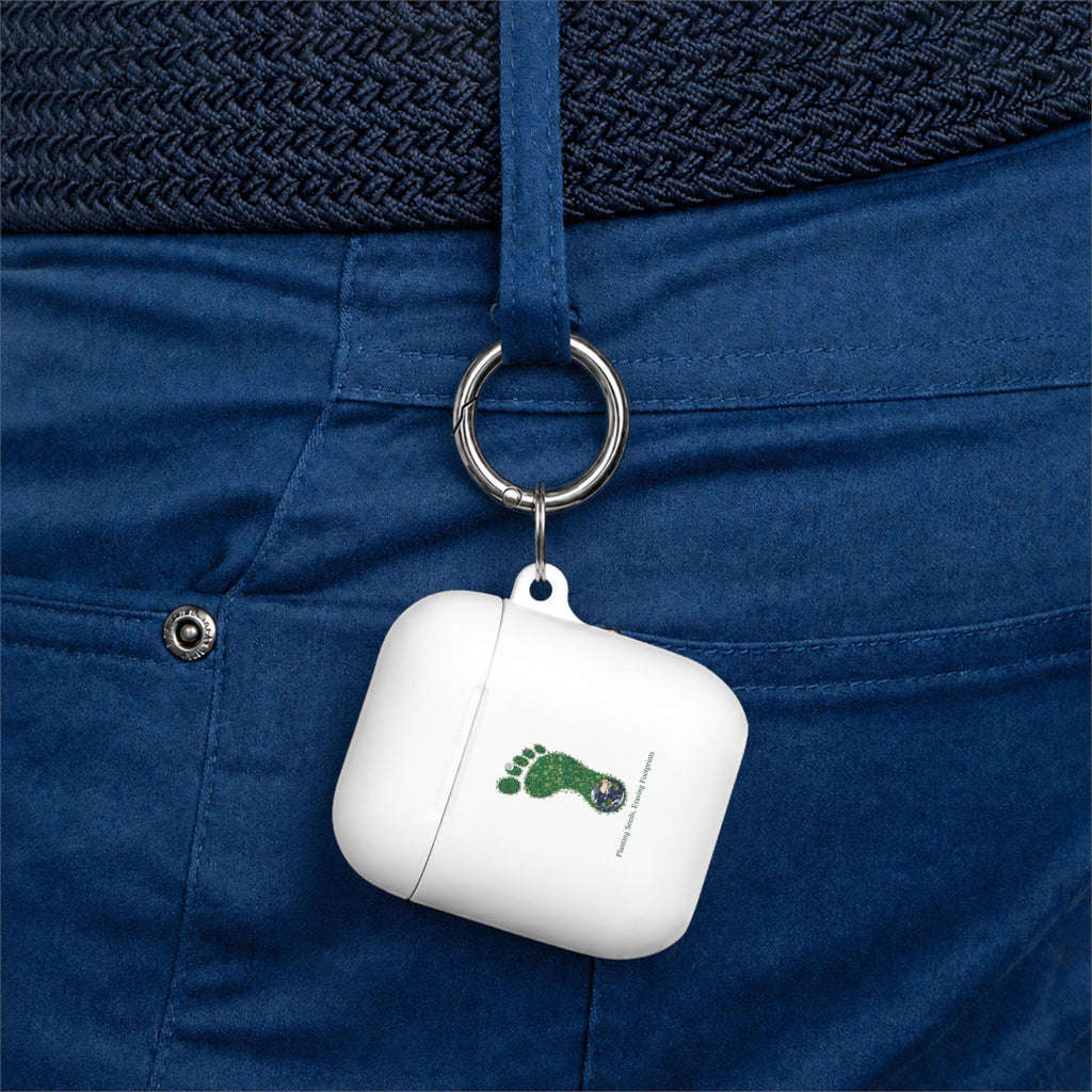 AirPods Case — Green Footprint Design with 'Saving Nature' Eco Vibe