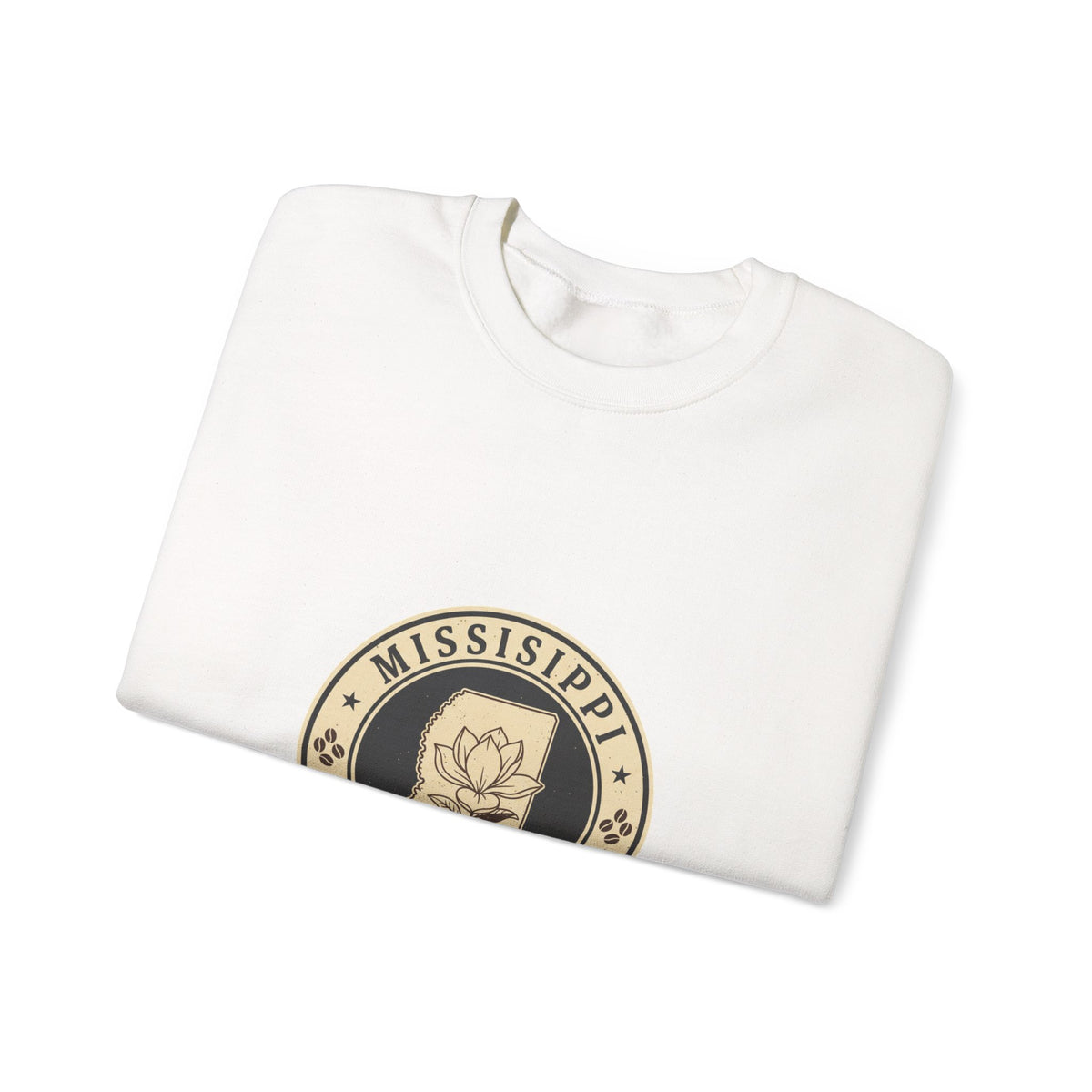 Mississippi Magnolia Seal Sweatshirt | State Floral Emblem Crewneck