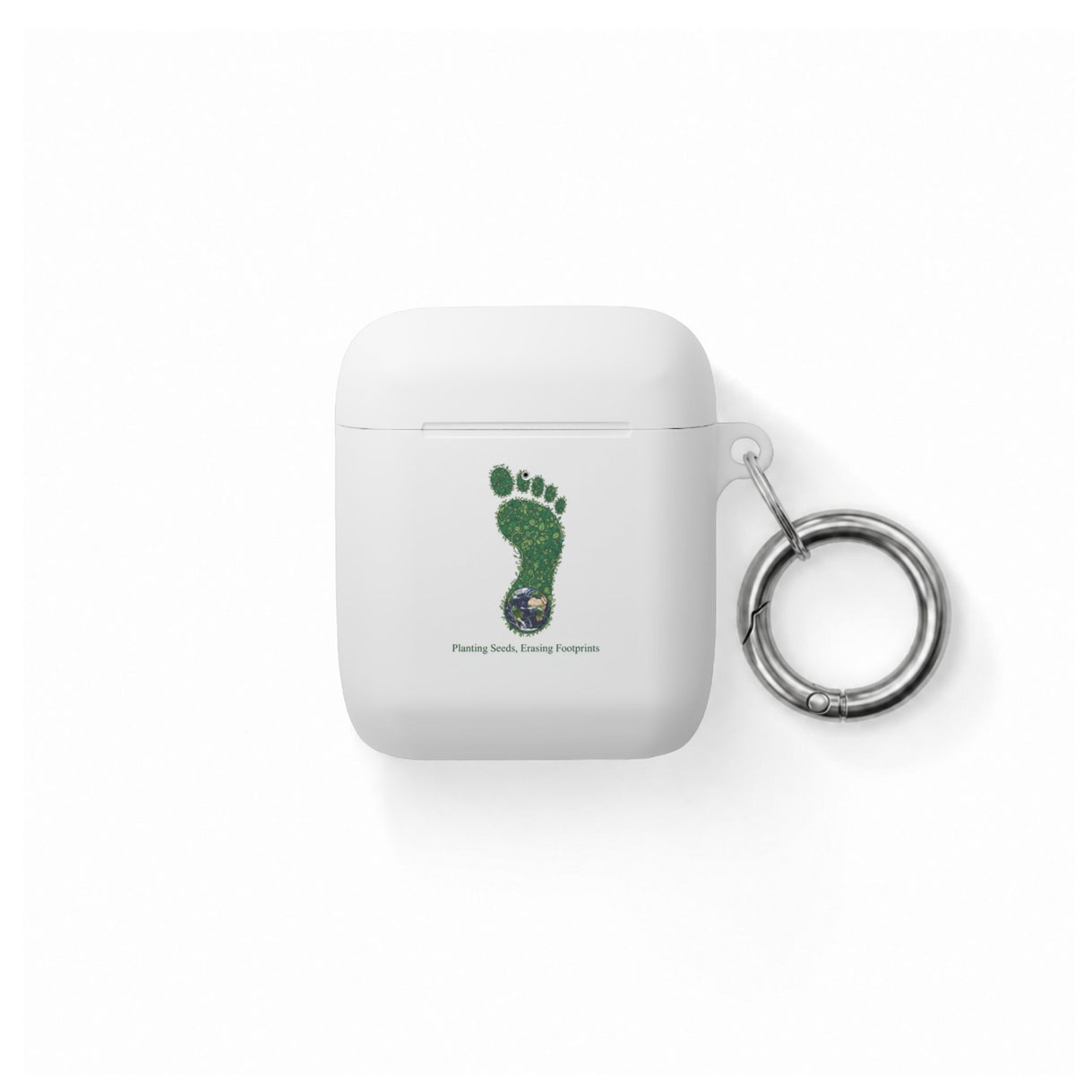 AirPods Case — Green Footprint Design with 'Saving Nature' Eco Vibe