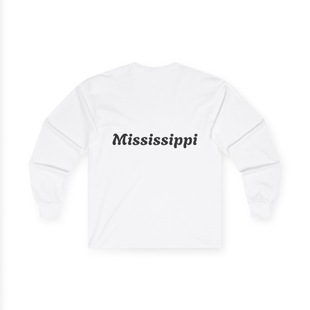 Southern Roots Higher Dreams Long Sleeve Tee — Magnolia Mississippi Shirt
