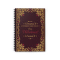 Phlebotomist Achievement Spiral Notebook — "I Dreamed It, I Worked Hard For It, I Earned It"