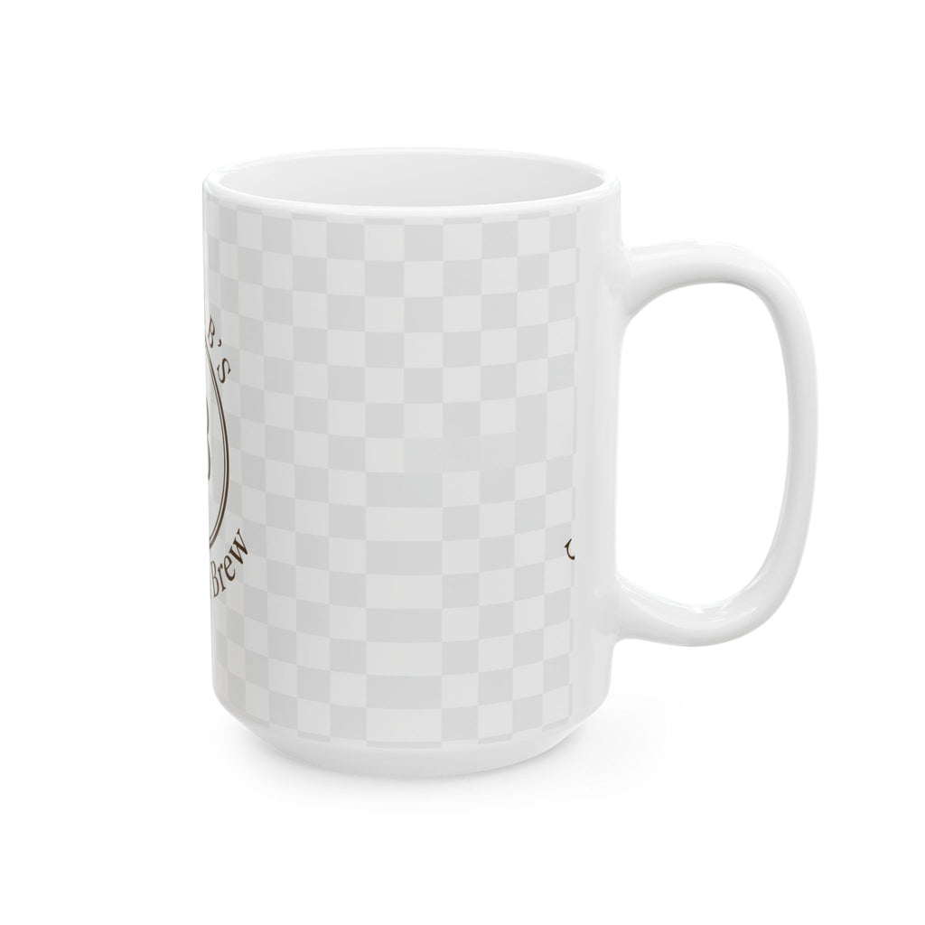 Ceramic Mug — Neesha B's Southern Brew Logo Coffee Cup (11oz & 15oz)