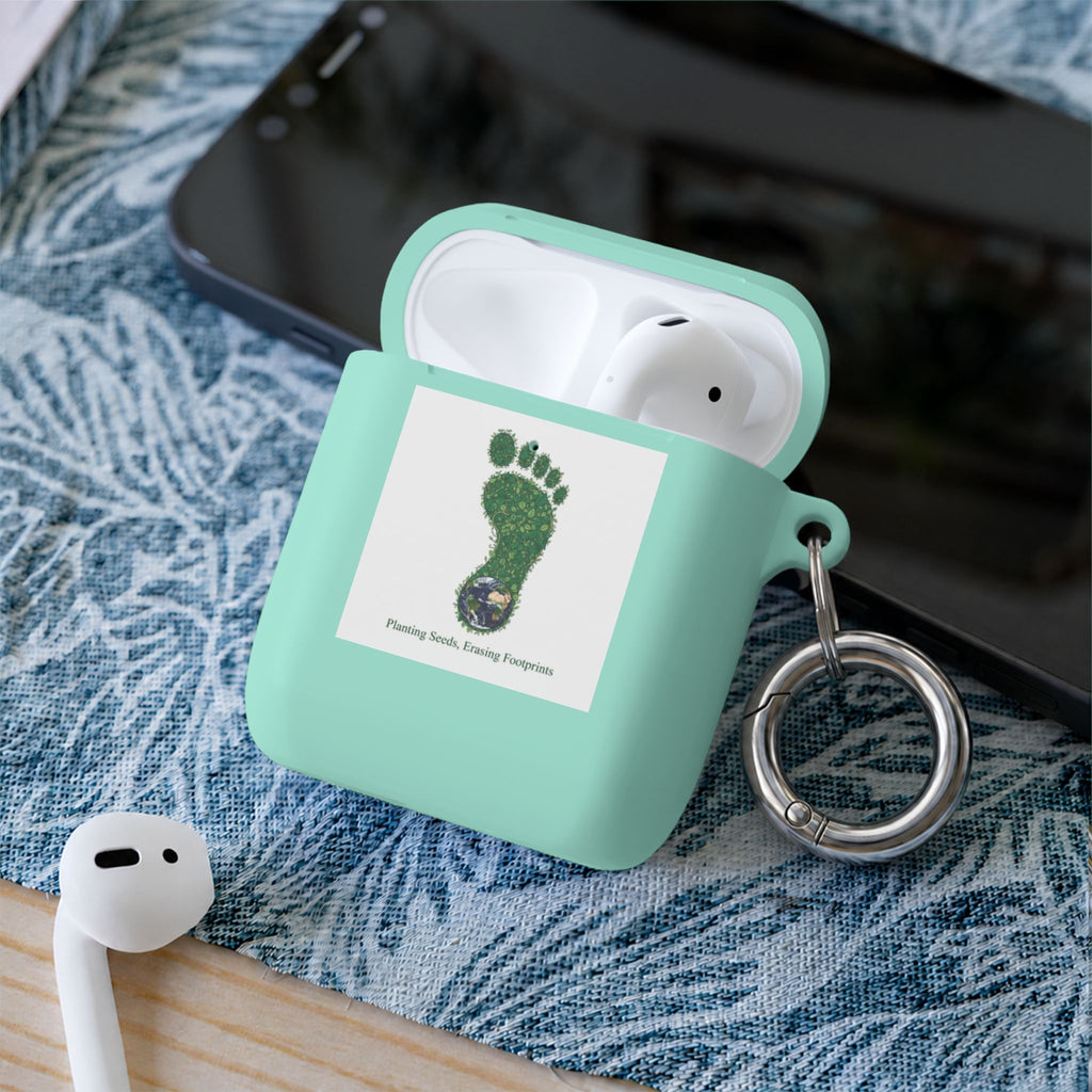 AirPods Case — Green Footprint Design with 'Saving Nature' Eco Vibe