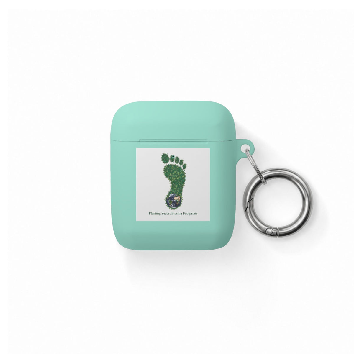 AirPods Case — Green Footprint Design with 'Saving Nature' Eco Vibe