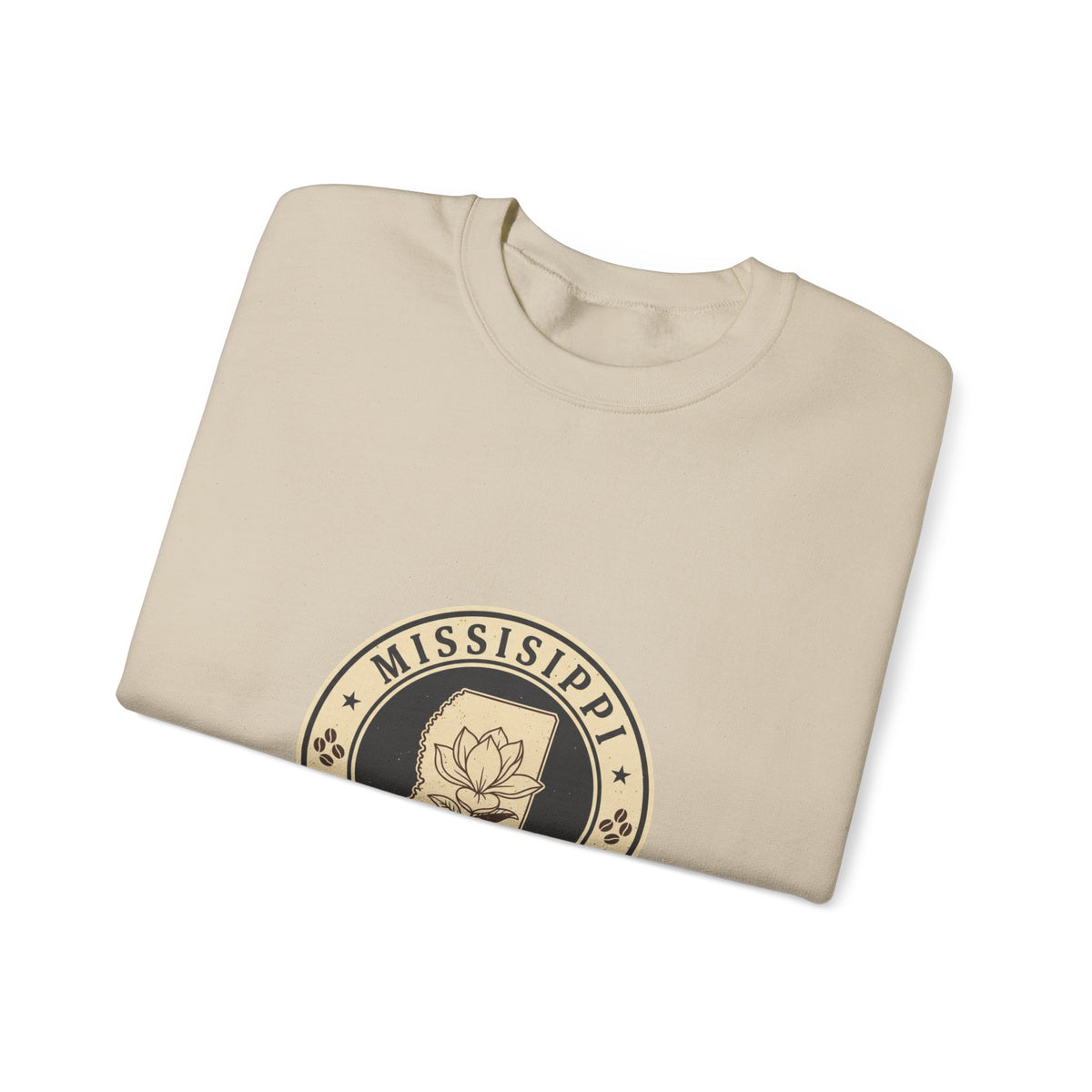Mississippi Magnolia Seal Sweatshirt | State Floral Emblem Crewneck