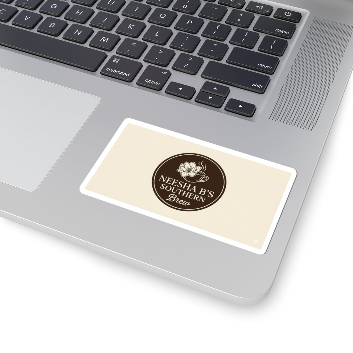 Kiss-Cut Sticker — "Neesha B's Southern Brew" Coffee Logo Sticker