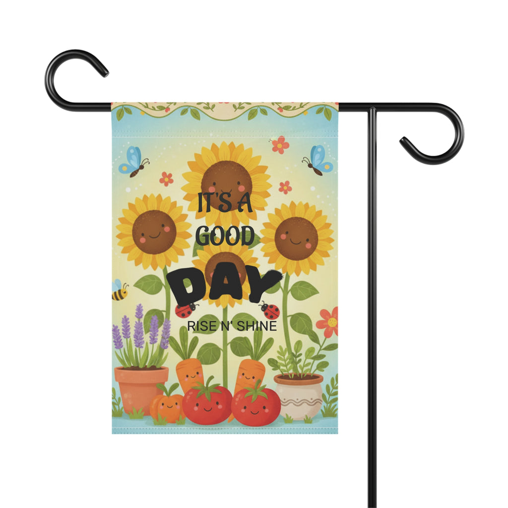 It's a Good Day Garden Flag – Sunflower Rise n' Shine Decorative Yard Banner