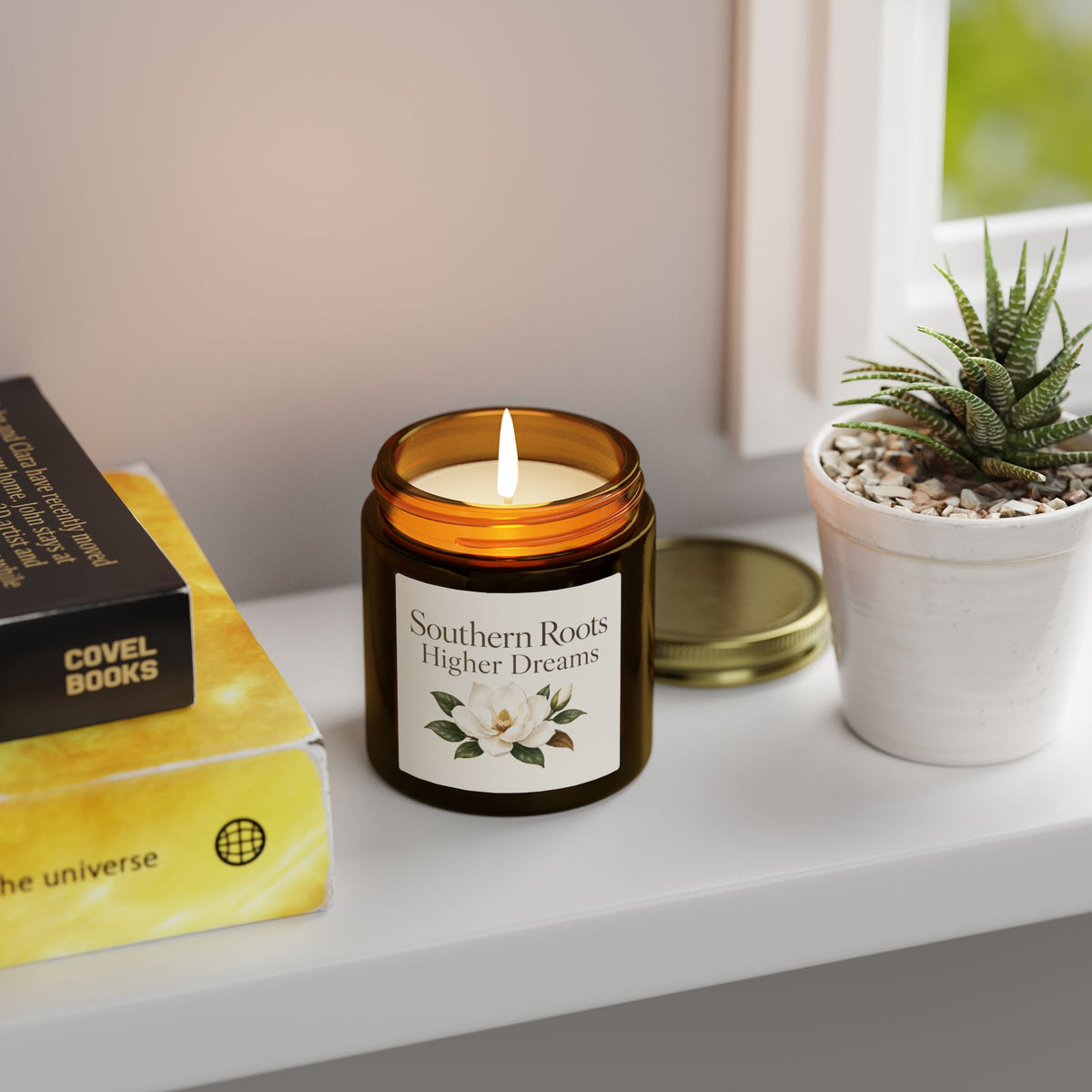 Southern Roots Higher Dreams Scented Candle — Coconut Apricot Wax (4oz & 9oz)