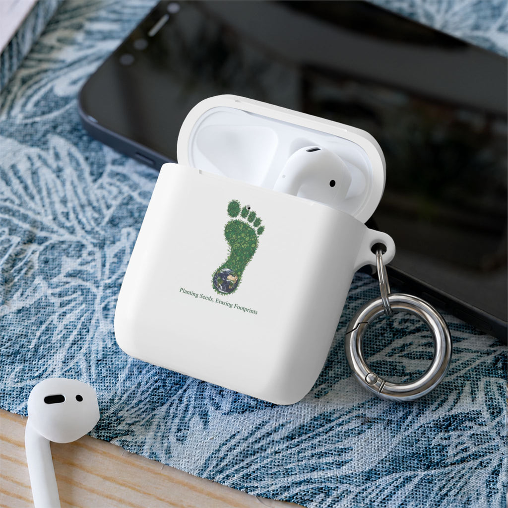 AirPods Case — Green Footprint Design with 'Saving Nature' Eco Vibe