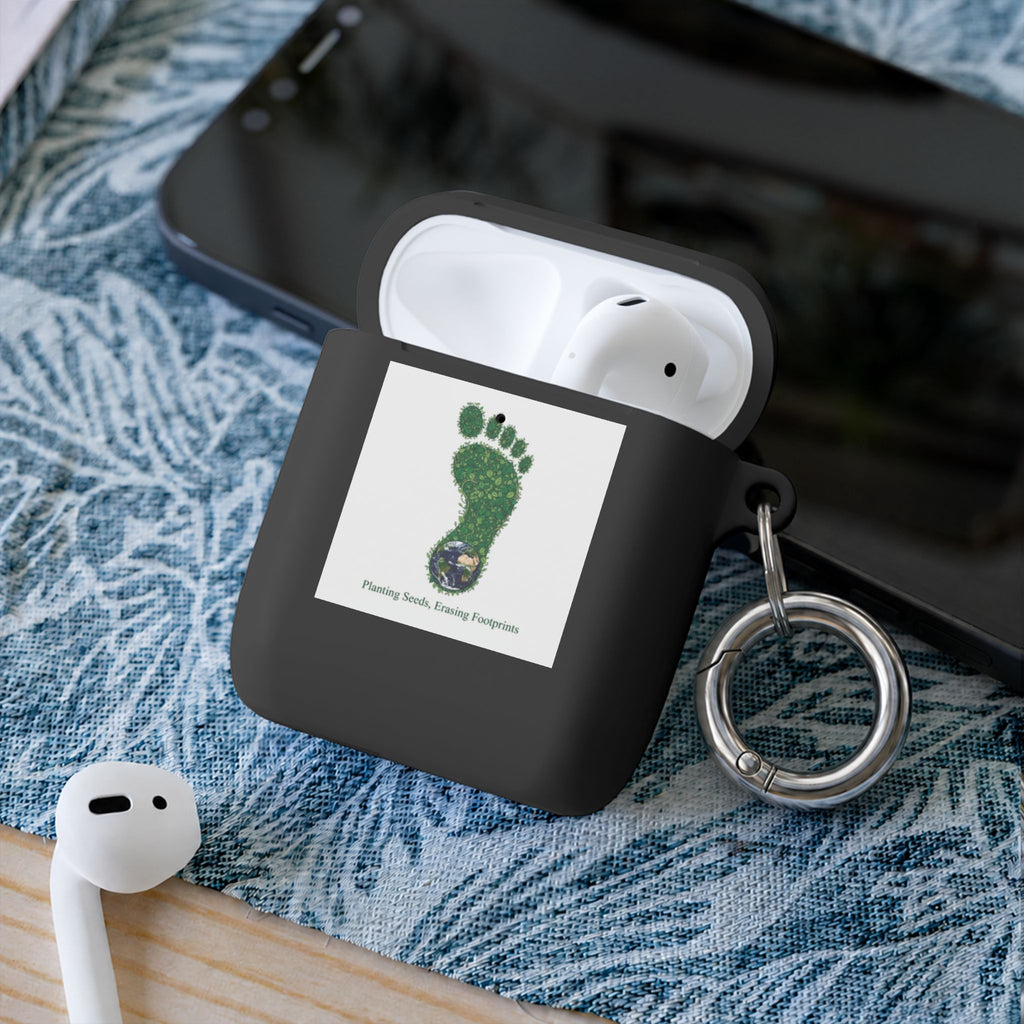 AirPods Case — Green Footprint Design with 'Saving Nature' Eco Vibe