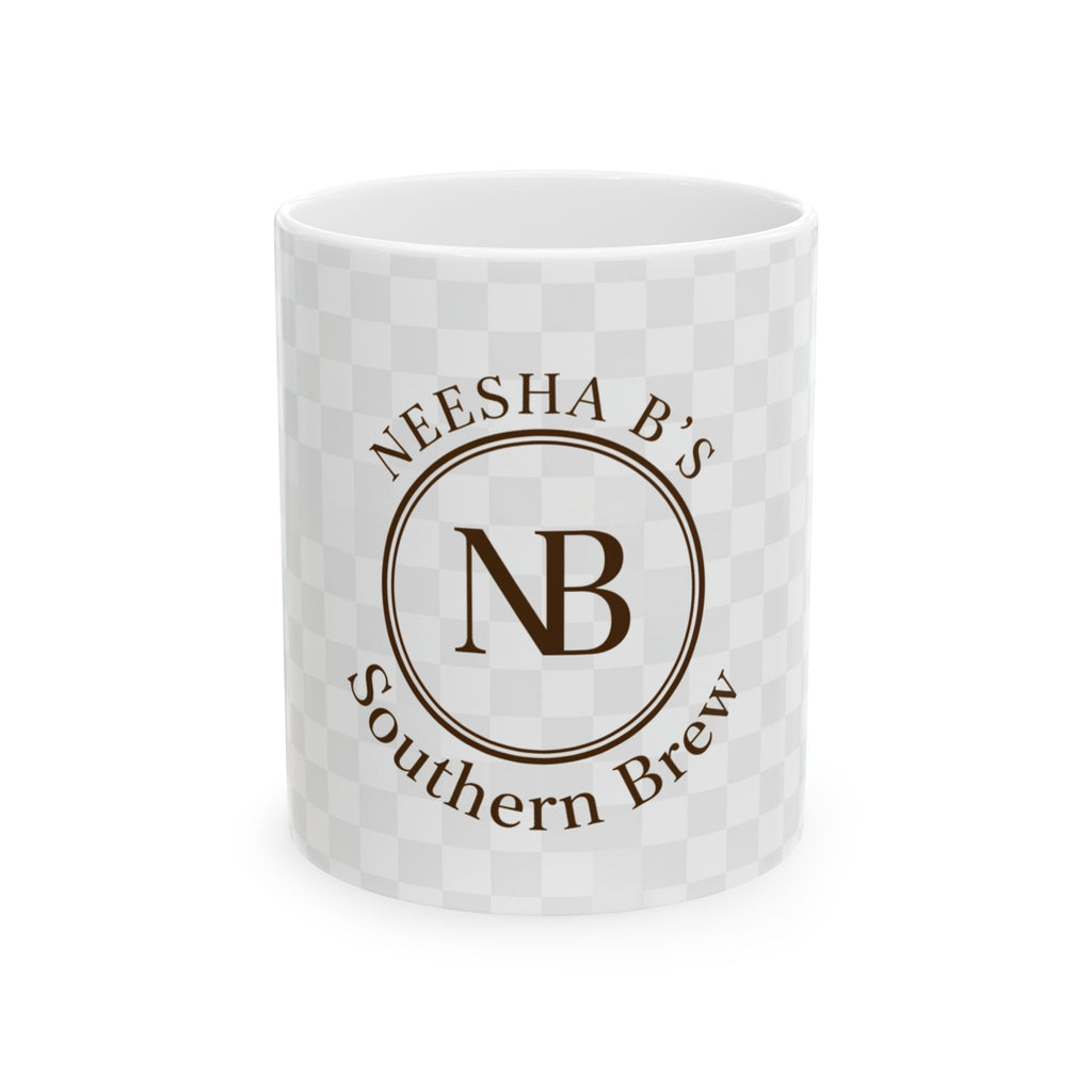 Ceramic Mug — Neesha B's Southern Brew Logo Coffee Cup (11oz & 15oz)