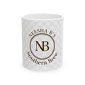 Ceramic Mug — Neesha B's Southern Brew Logo Coffee Cup (11oz & 15oz)