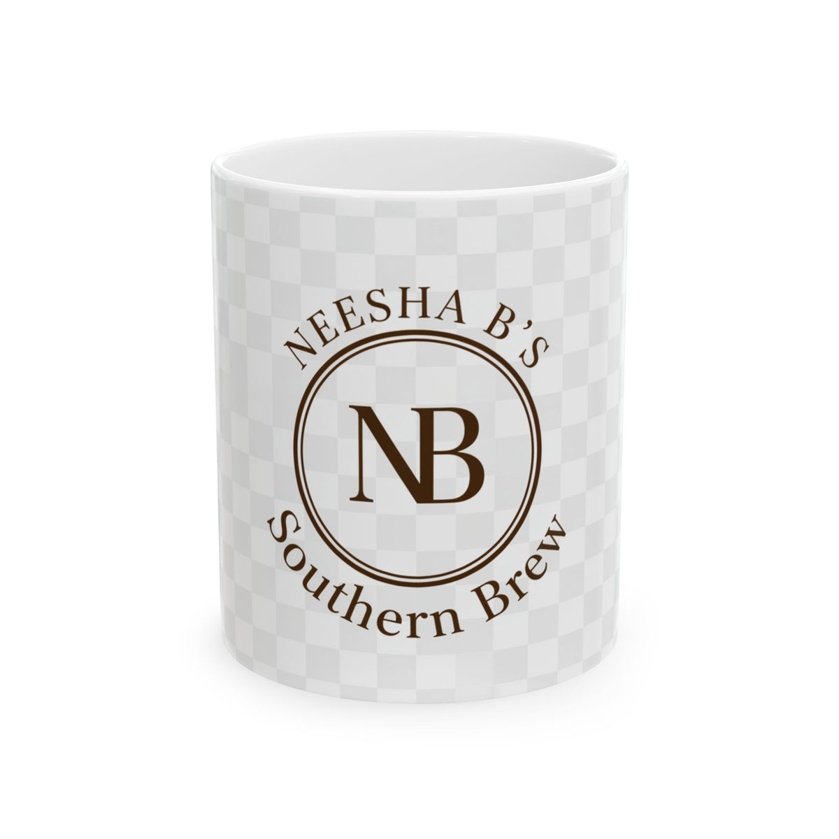 Ceramic Mug — Neesha B's Southern Brew Logo Coffee Cup (11oz & 15oz)