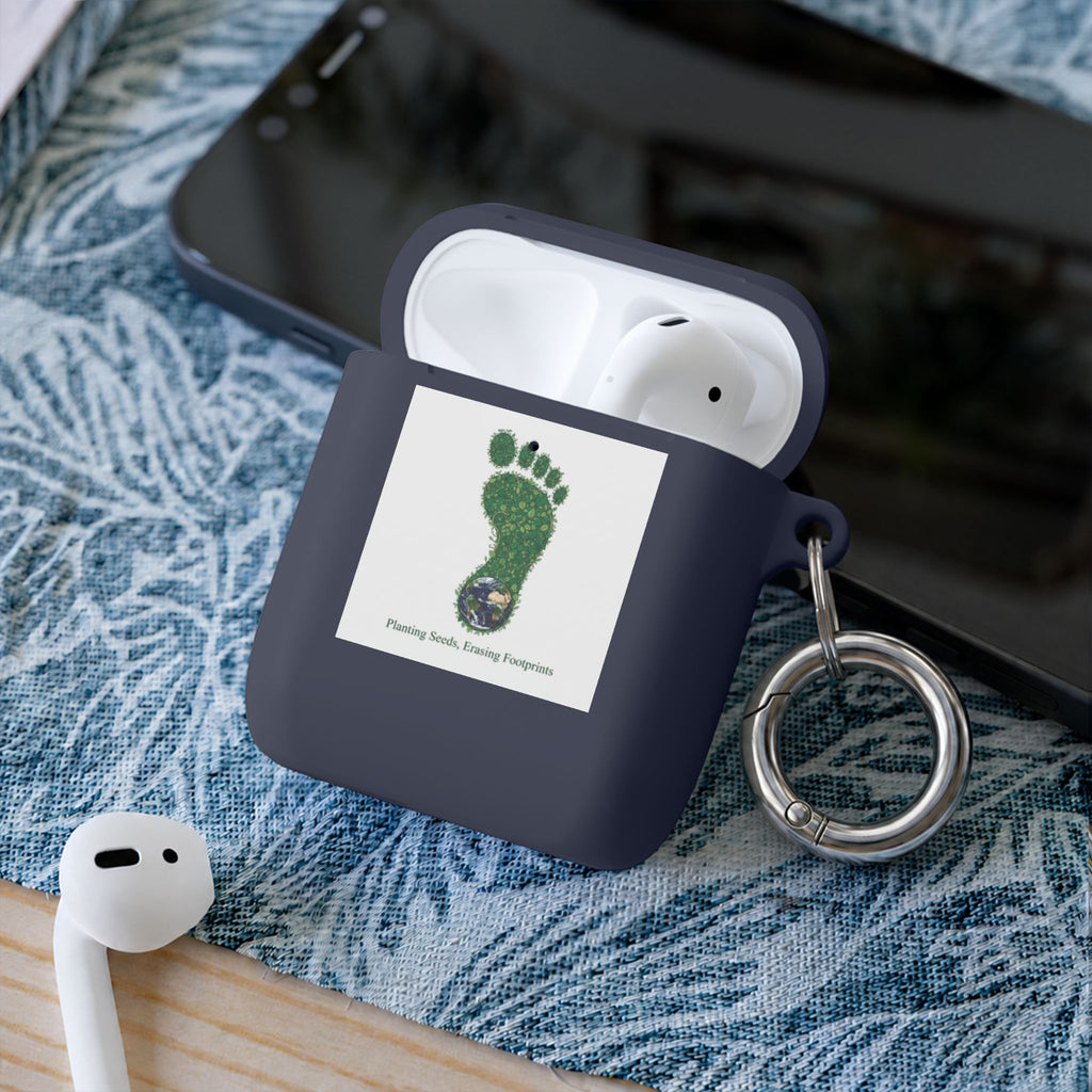 AirPods Case — Green Footprint Design with 'Saving Nature' Eco Vibe