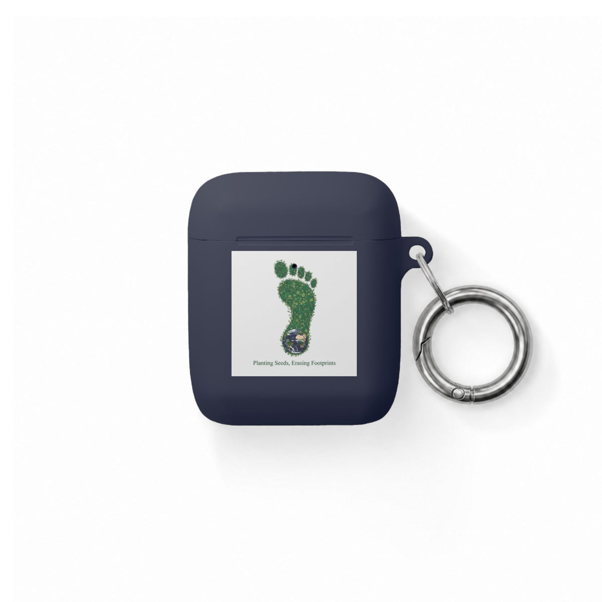 AirPods Case — Green Footprint Design with 'Saving Nature' Eco Vibe