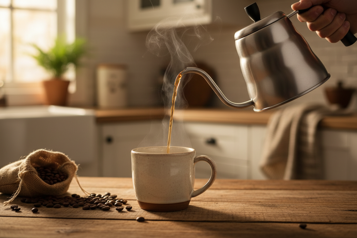 Coffee Being Poured
