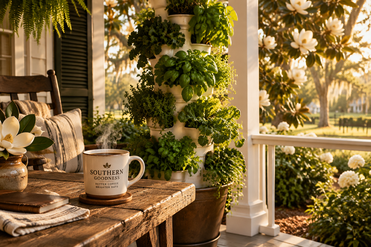 Southern Porch Coffee Banner